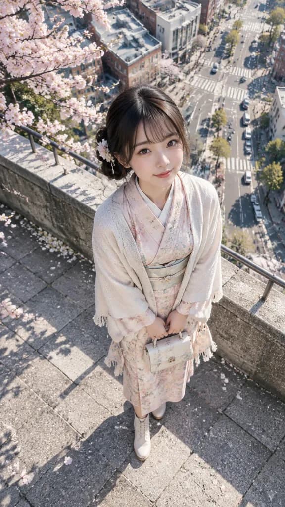 Meiji Romance Vintage Editorial Portrait