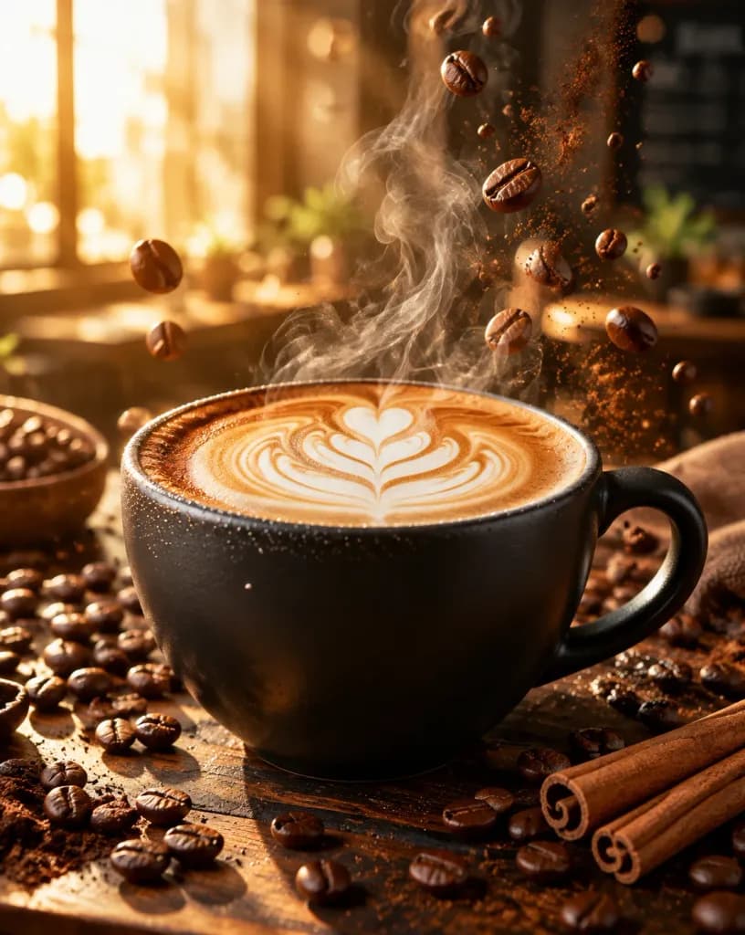 Luxury Cappuccino Product Advertisement