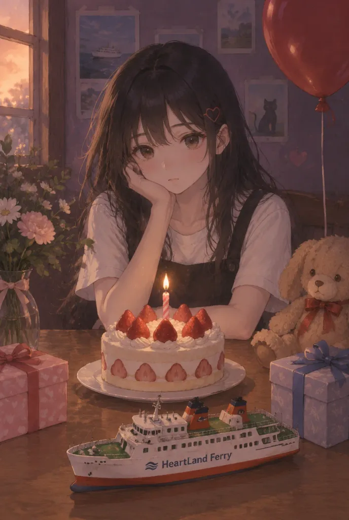 烛光下的忧郁动漫生日