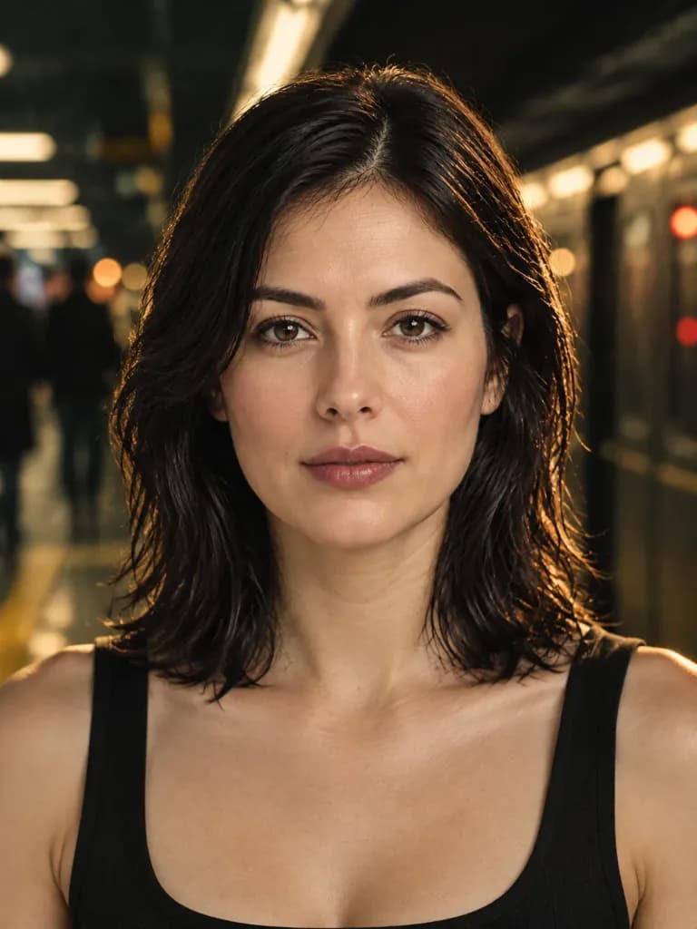 Cinematic Subway Portrait Restoration