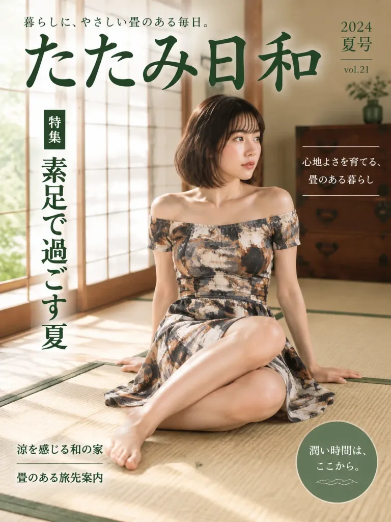 Okładka Japońskiego Magazynu Lifestyle z Tatami