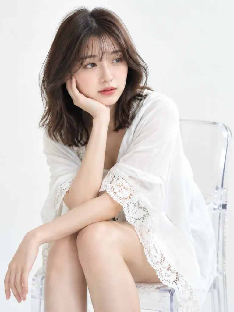 미니멀 스튜디오 아크릴 체어 포트레이트