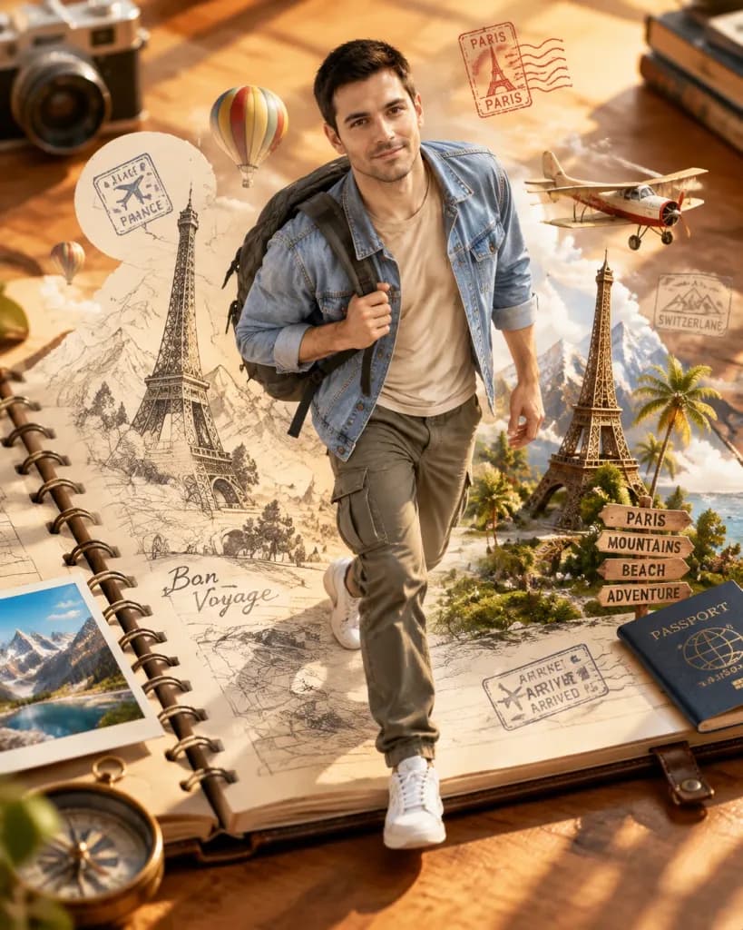 Sketch to Reality Travel Notebook