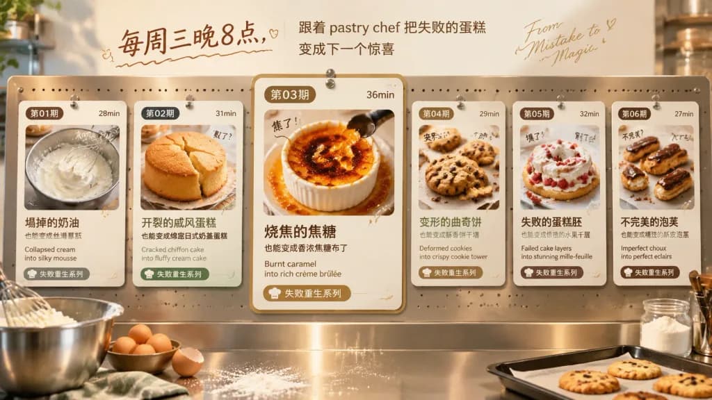 Baking Livestream Cover System Matrix