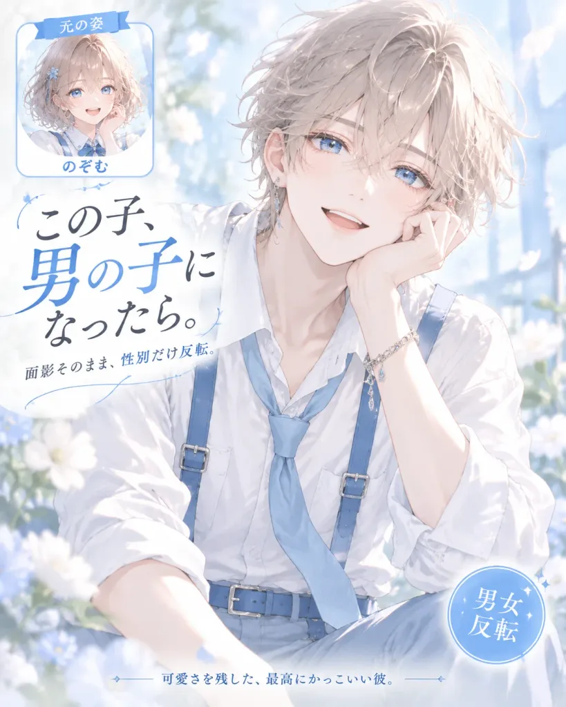 Anime Gender Swap Magazine Poster