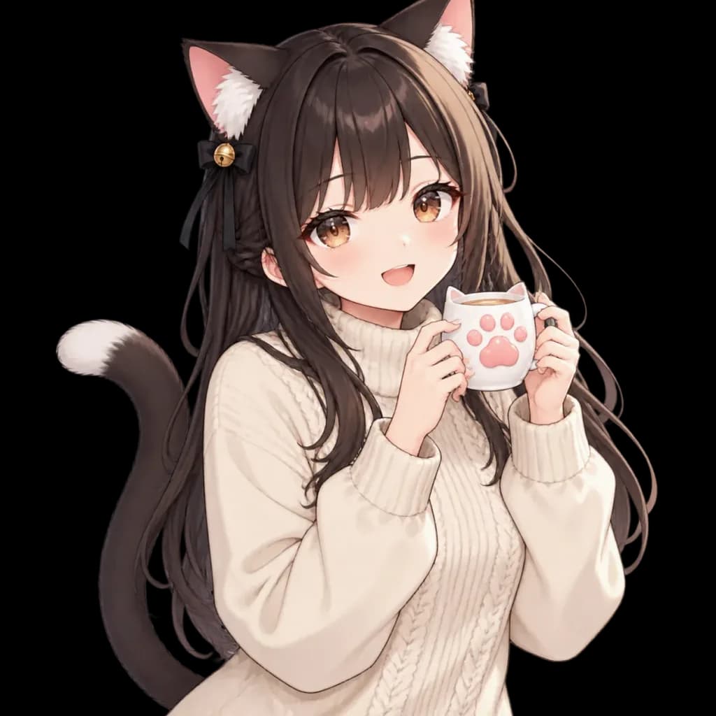 アニメキャラの背景透過切り抜き