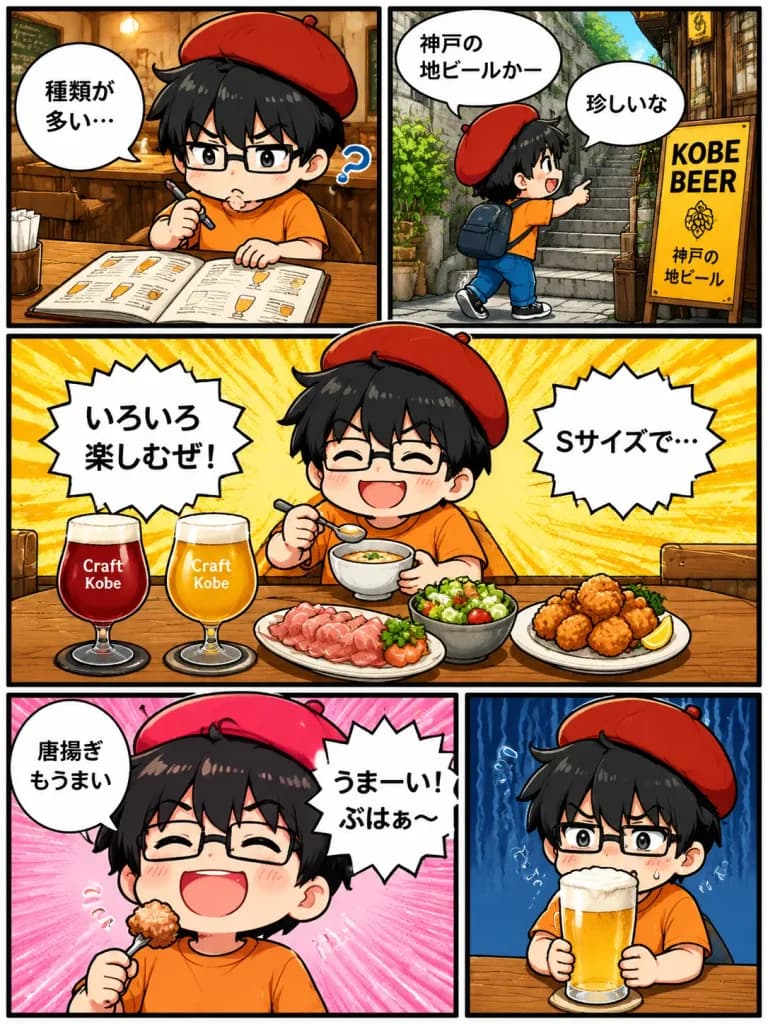 Craft Beer Food Review Manga Page