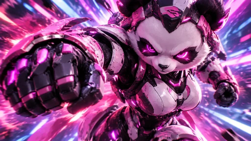 Cyber Mech Panda Warrior