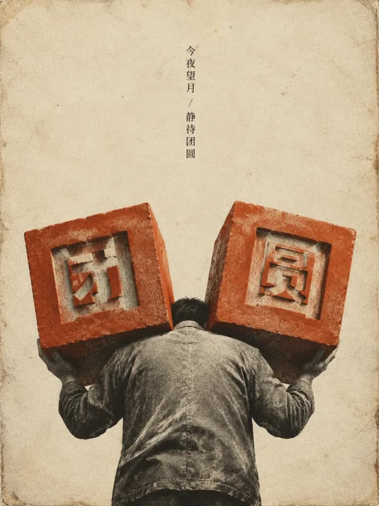 추석의 우수를 담은 타이포그래피 포스터