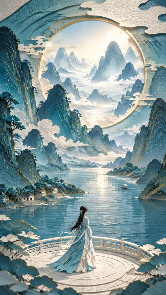 Guilin Karst Dreamland 3D Papercut Art