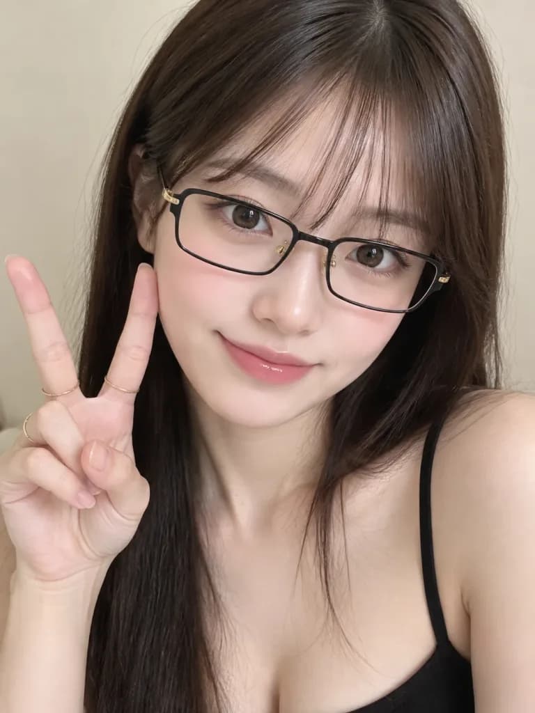 ภาพพอร์ตเทรตเซลฟี่หญิงสาวเอเชียตะวันออก