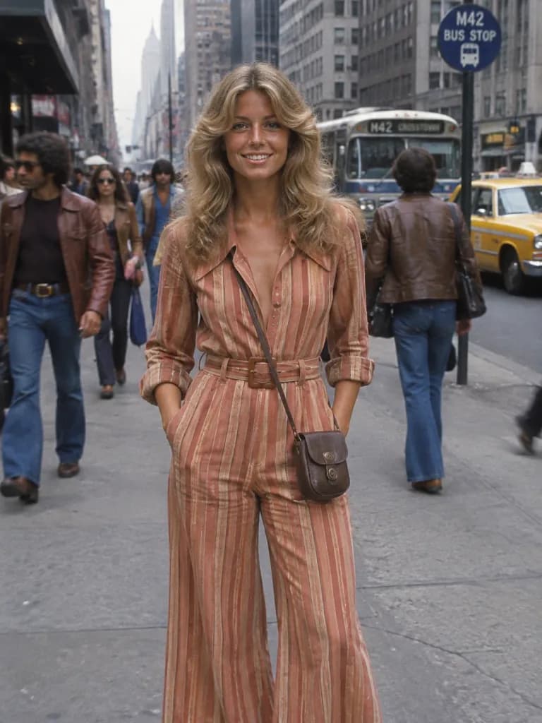 1970s Manhattan Candid Street Fashion