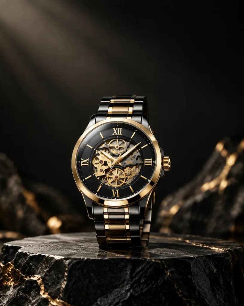 Luxury Mechanical Watch Product Ad