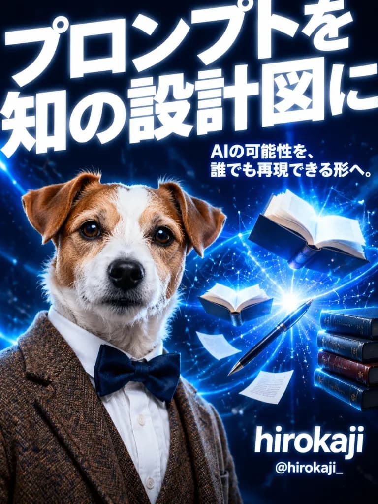 일본 테크 스타일 AI 전문가 포스터
