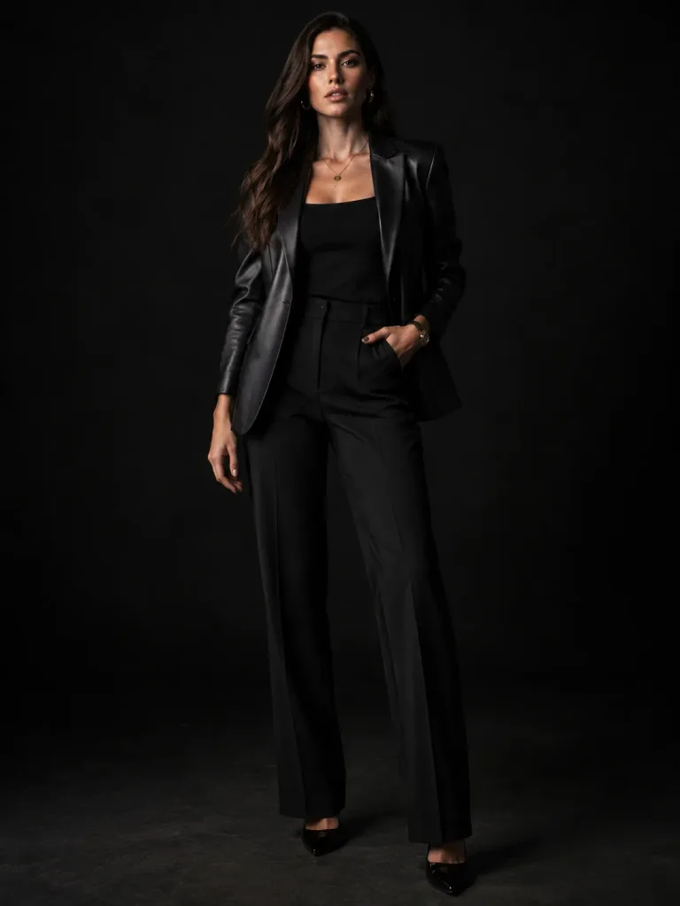 Minimal Studio High-Fashion Portrait