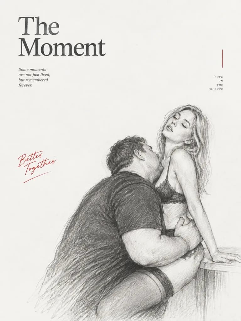 Editorial Graphite Pencil Sketch Poster