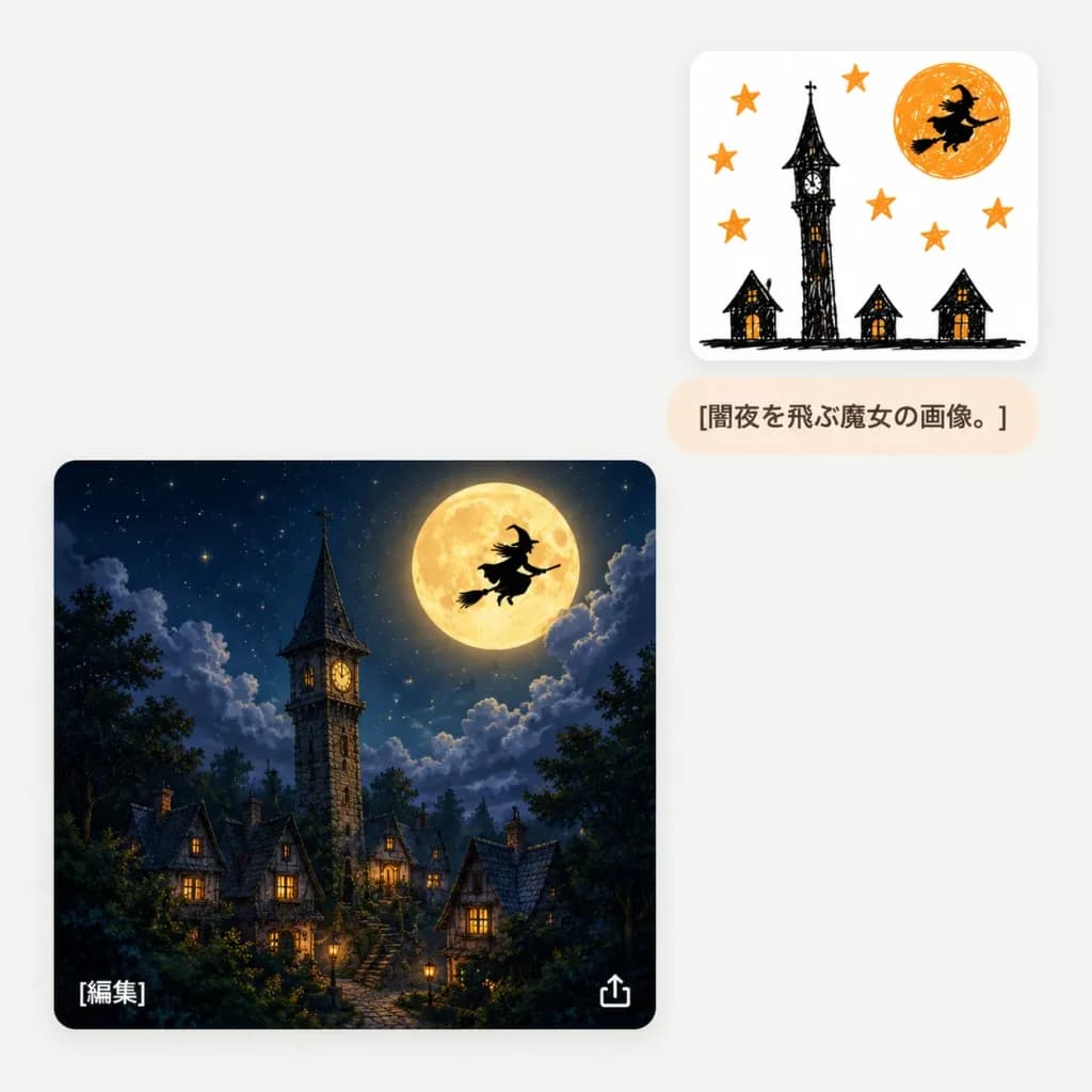 スケッチから画像生成チャットUI