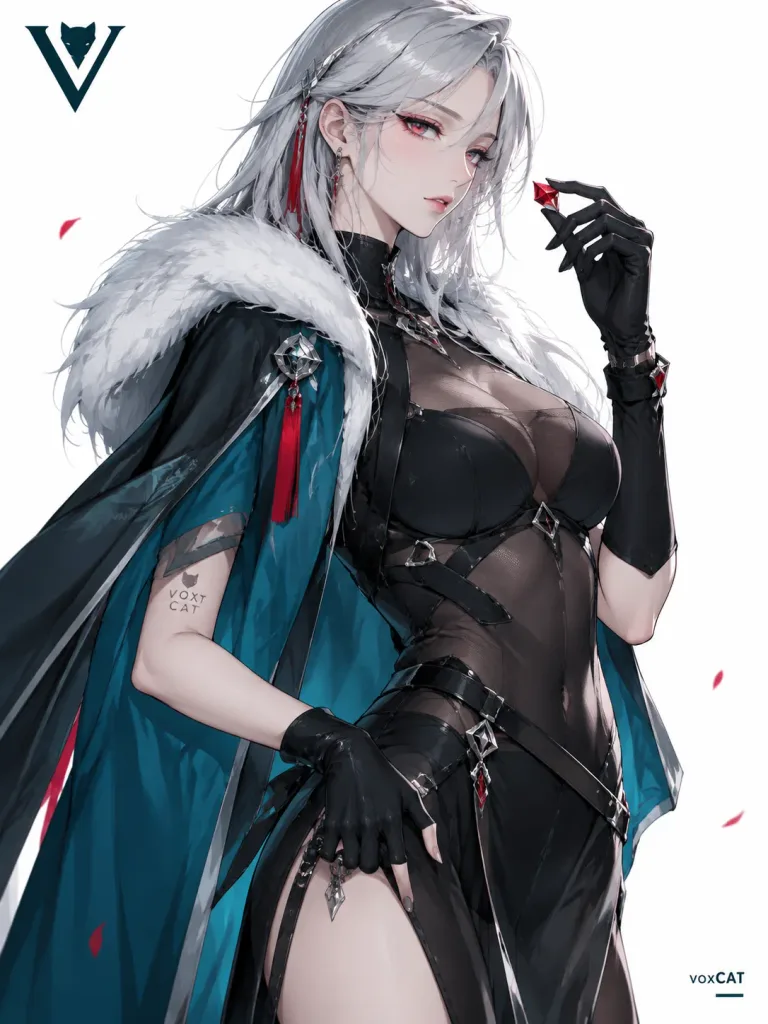 Anime Game Character Pin-Up Portrait