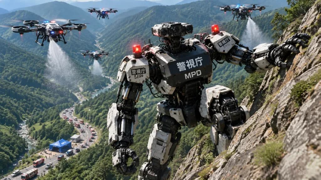 Tokyo Police Mountain Rescue Mech