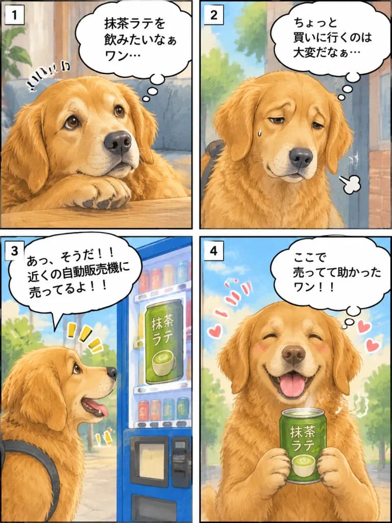 四格貓咪漫畫插畫