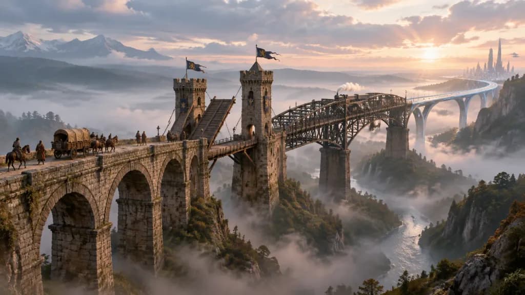 Evolutionary Bridge Across Eras