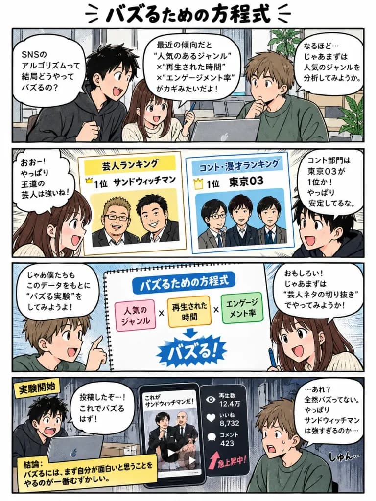 日系搞笑四格漫画