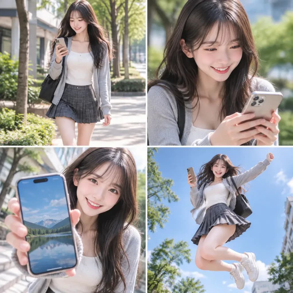 4分割スマホモーションシーケンス