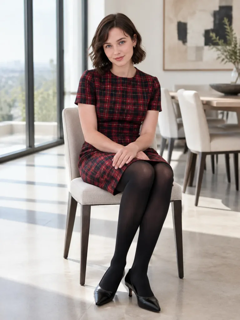 Minimalist Interior Fashion Editorial Portrait