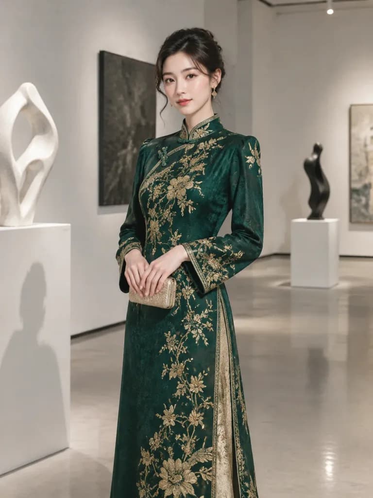 Editorial Portrait in Art Gallery