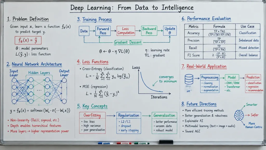 Professor Whiteboard Academic Concept Diagram