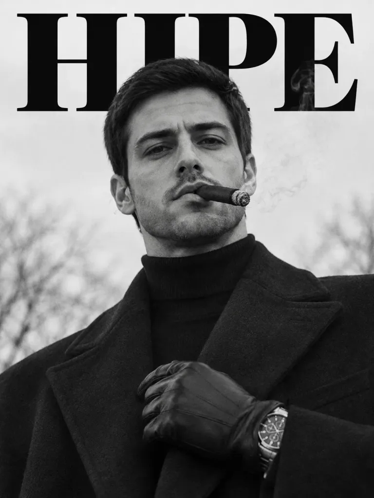 Monochrome Editorial Male Fashion Portrait