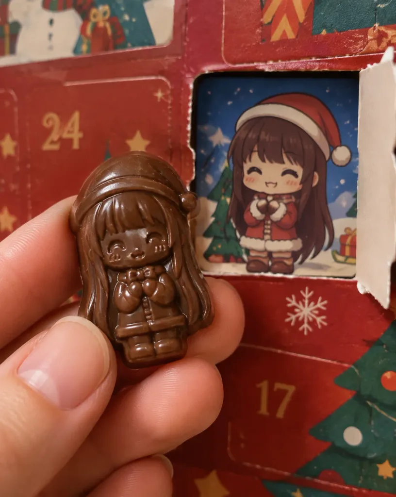 Miniature Advent Calendar Chocolates