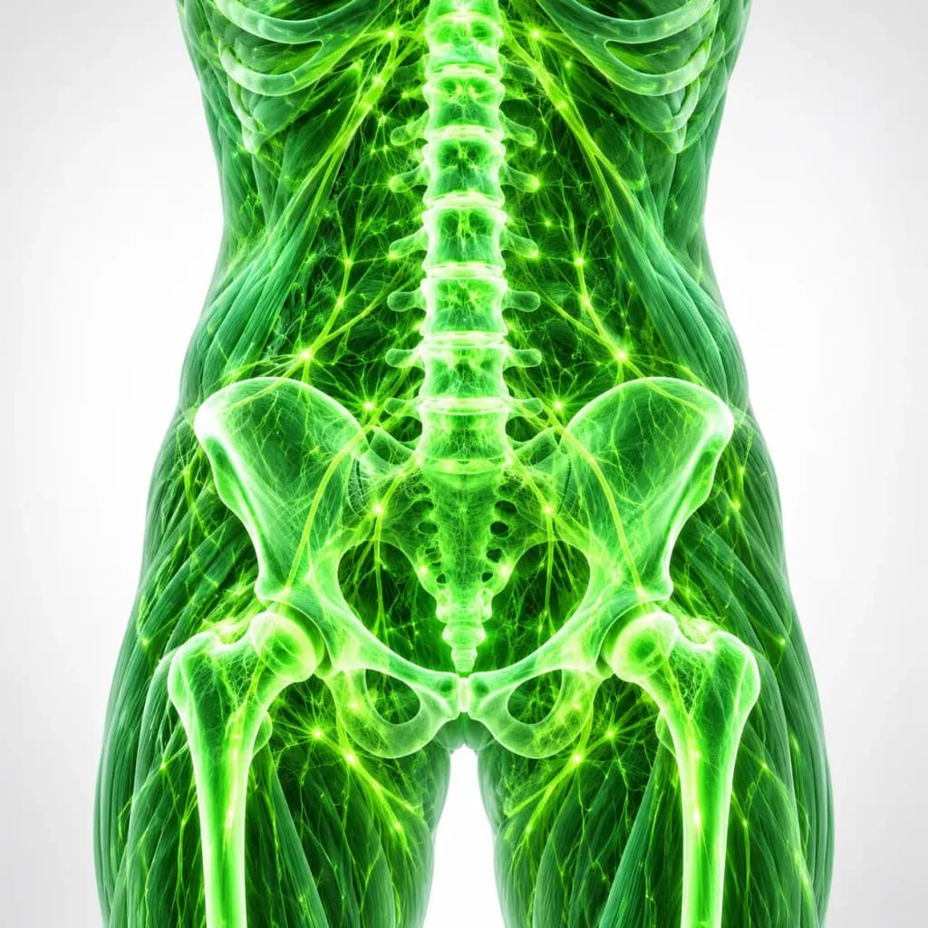 Glowing 3D Medical Scan Visualization