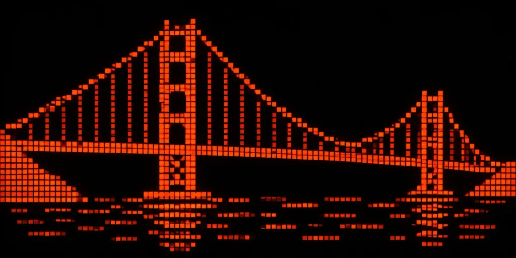 Low-Resolution LED Matrix Display