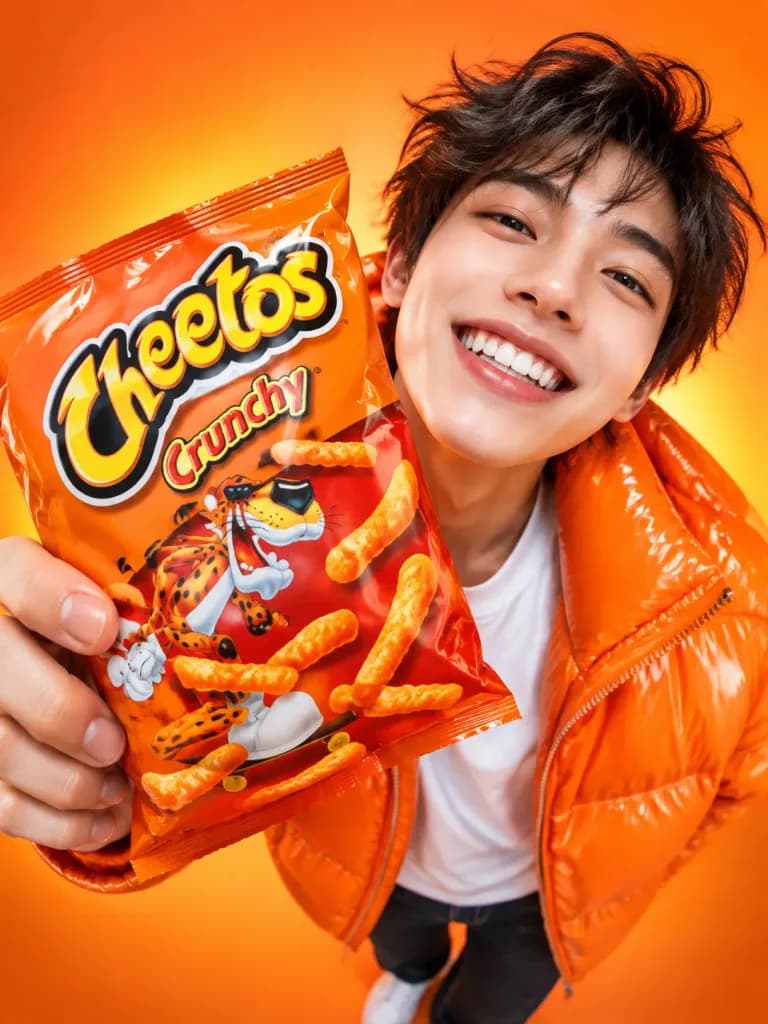 Fisheye Snack Ad Portrait