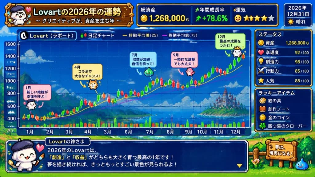 超級任天堂風運勢蠟燭圖