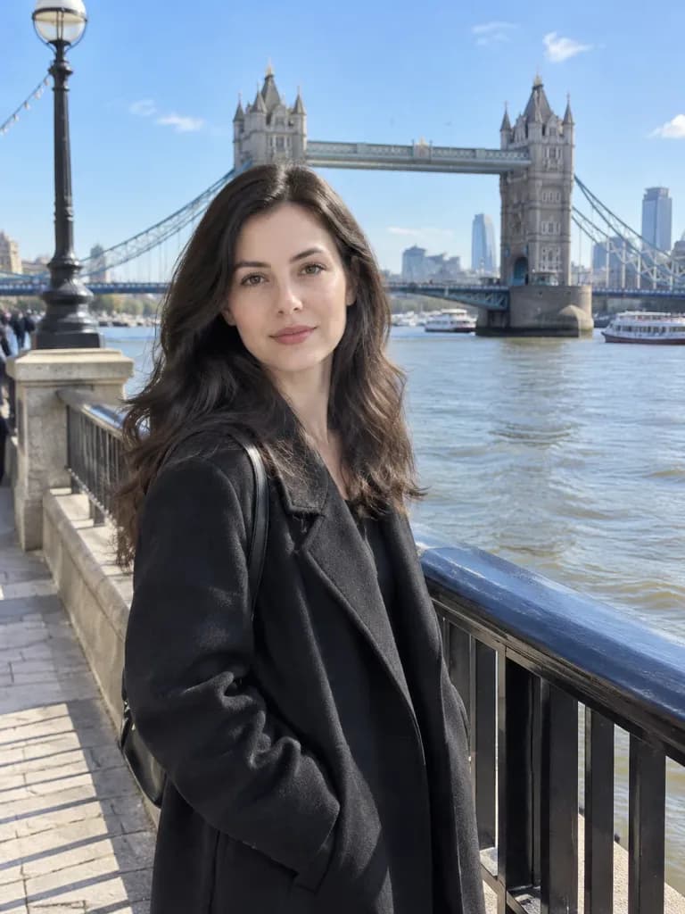 Travel Portrait by Tower Bridge