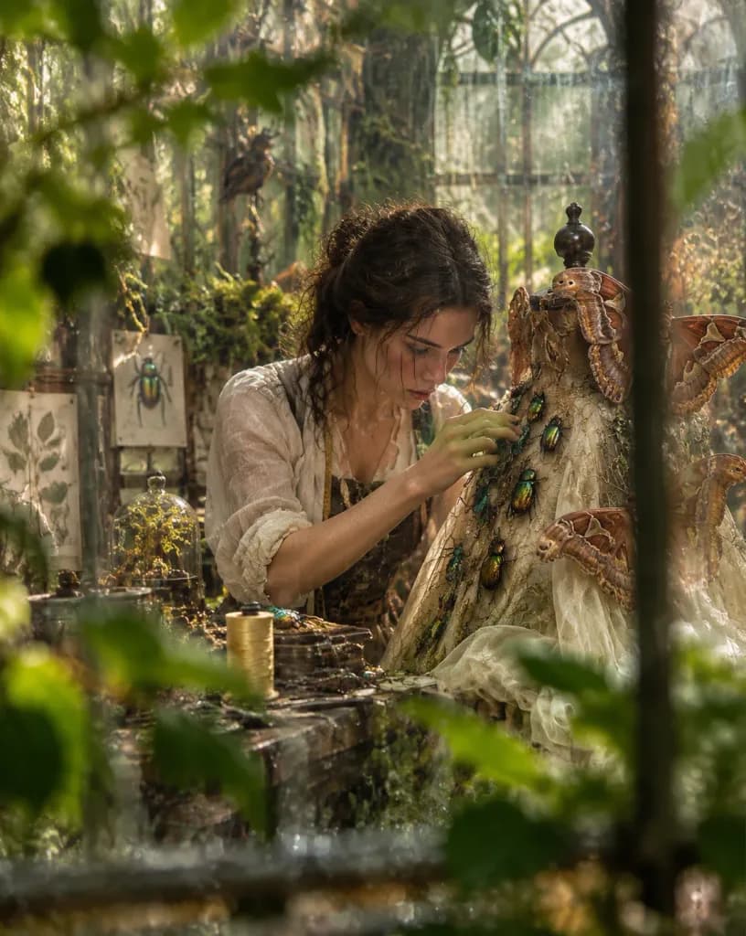 Surreal Living Insect Couture Atelier