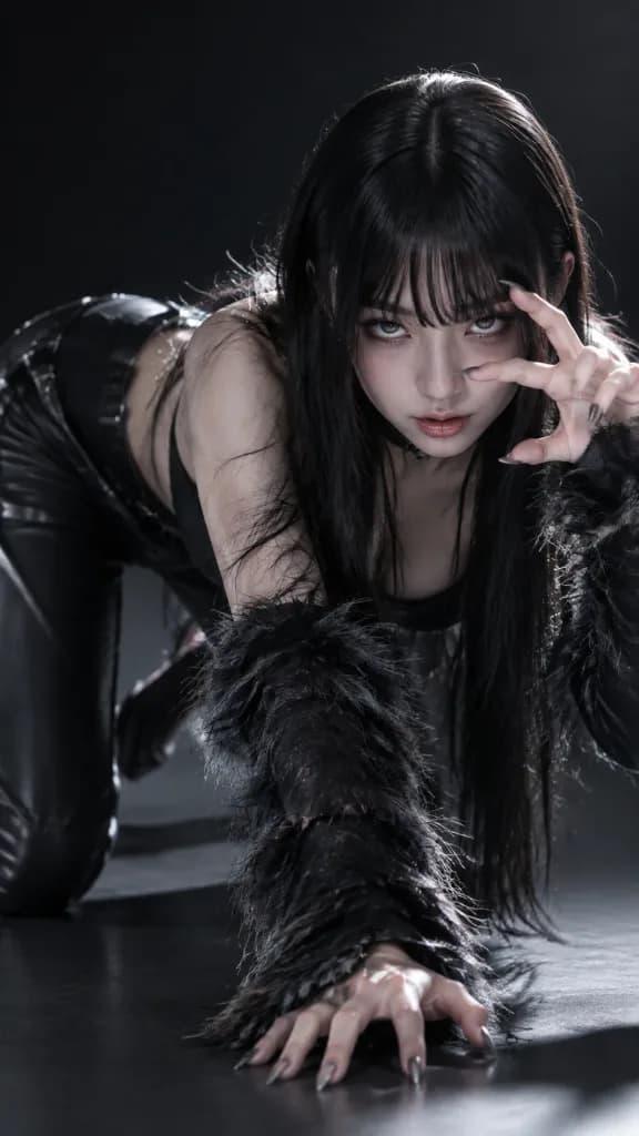 에디토리얼 크롤링 패션 포트레이트