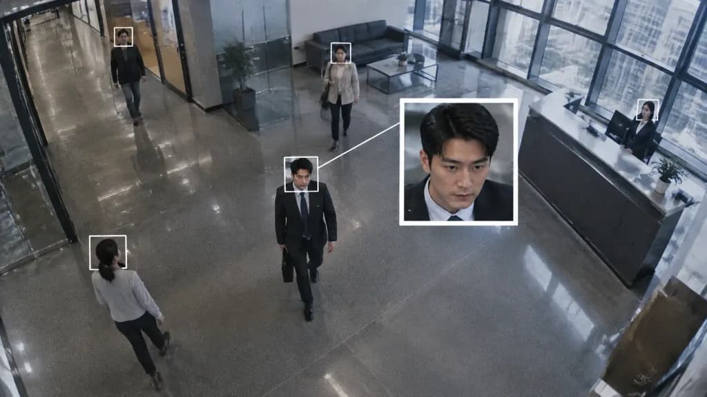 CCTV監控人臉辨識模擬