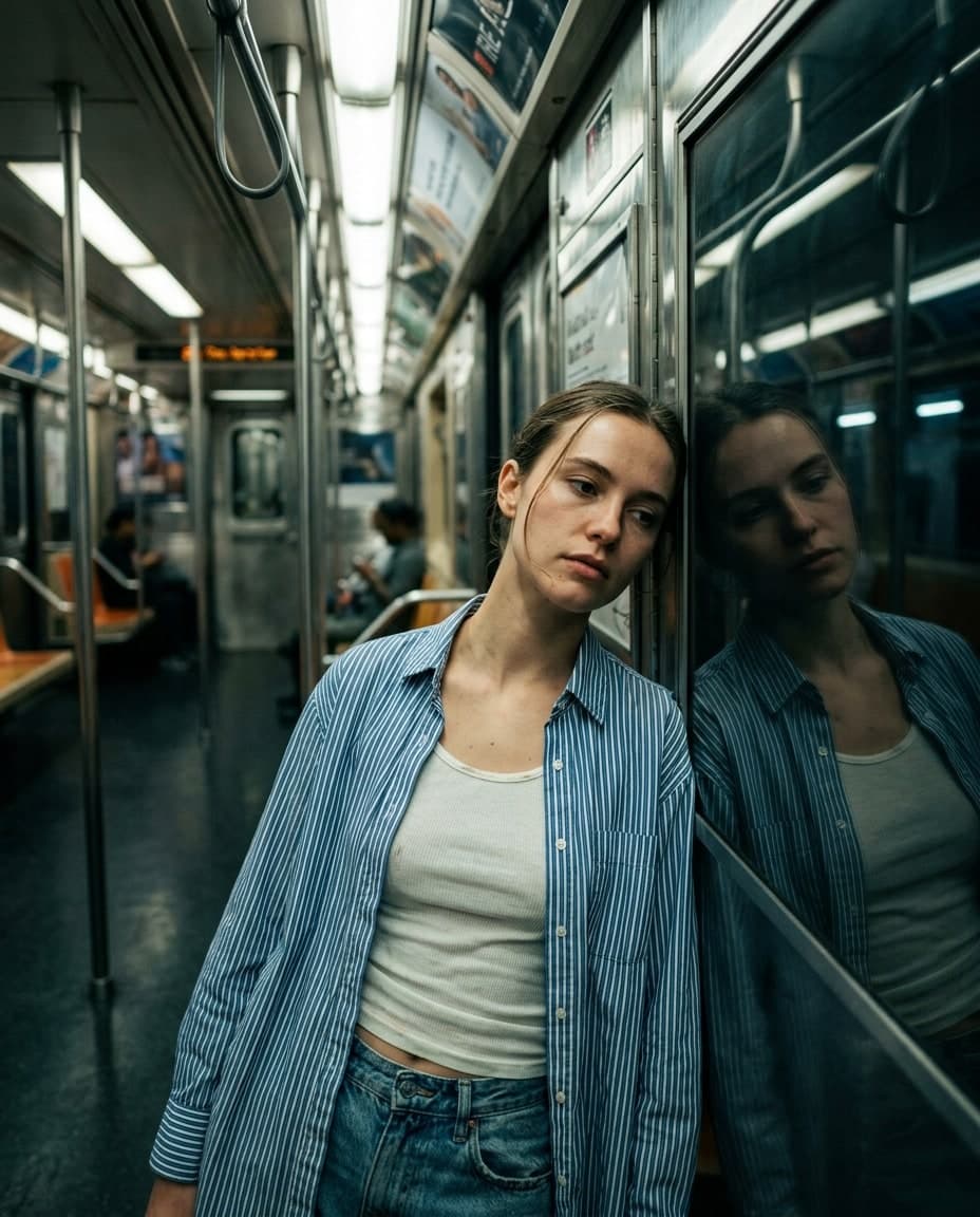 Sybay Image Subway Reflection — GPT Image Hub